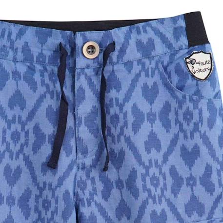 Bermuda  été  tie and dye  arcachon Bleu foncé bleu clair 4 - vertbaudet enfant 