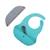 Lot de 2 bavoirs et cuillères en silicone pöket Multi-coloured 3 - vertbaudet enfant 