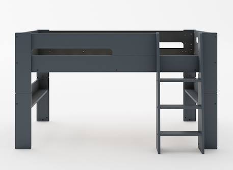Lit mi-hauteur London Anthracite+Blanc+Blanc & bois 5 - vertbaudet enfant 