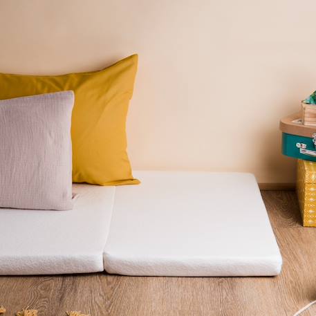 Matelas de voyage pliant aloe r 60x120 cm Blanc 1 - vertbaudet enfant 