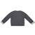Veste matelassée   laine carreaux vichy   eloïse Gris anthracite gris souris 4 - vertbaudet enfant 