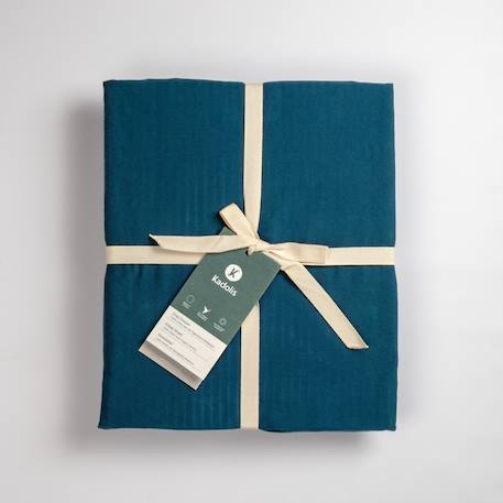 Drap housse bébé pur coton bio Blanc+Bleu nuit+Ecru+Eucalyptus+Terracotta 8 - vertbaudet enfant 