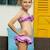 Maillot de bain 2 pièces vichy   à volant  swan Violet blanc 2 - vertbaudet enfant 