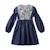 Robe liberty  à manches longues   margot Bleu rose 5 - vertbaudet enfant 