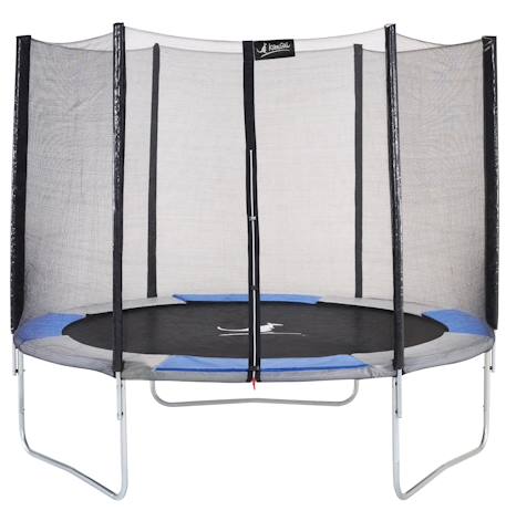 Trampoline rond 300cm avec filet de sécurité Bleu 1 - vertbaudet enfant 