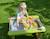 Table de pique-nique en bois massif pour enfants avec bancs et bacs en plastiques Vert 4 - vertbaudet enfant 