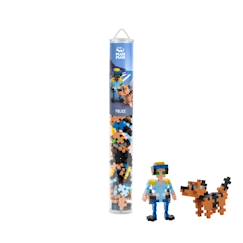 Jouet-Jeux d'imagination-Tube policier  100 pcs
