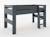 Lit mi-hauteur London Anthracite+Blanc+Blanc & bois 4 - vertbaudet enfant 