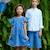 Bermuda  été  tie and dye  arcachon Bleu foncé bleu clair 6 - vertbaudet enfant 