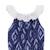 Combishort    à col élastique   lolita Bleu marine blanc 2 - vertbaudet enfant 