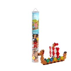 Jouet-Jeux d'imagination-Tube navire viking  100 pcs