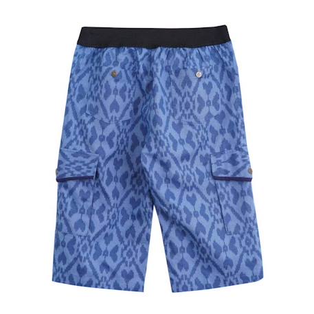 Bermuda  été  tie and dye  arcachon Bleu foncé bleu clair 5 - vertbaudet enfant 