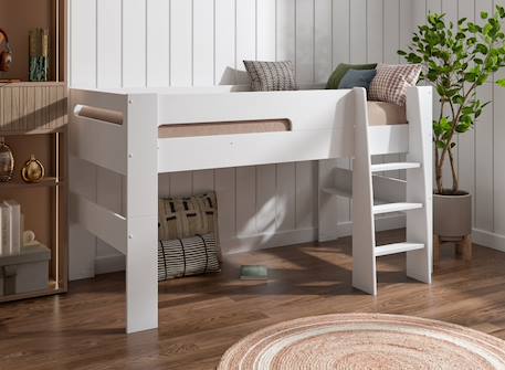 Lit mi-hauteur London Anthracite+Blanc+Blanc & bois 6 - vertbaudet enfant 