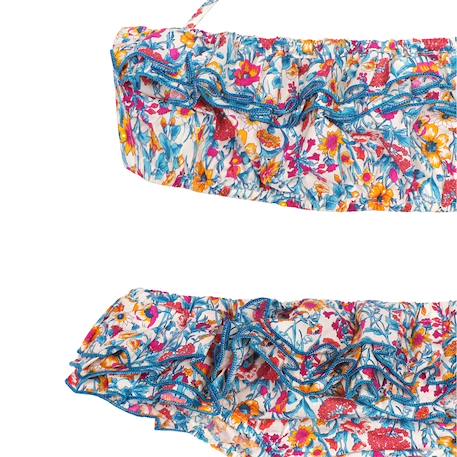 Maillot de bain 2 pièces liberty    swan Bleu liberty 5 - vertbaudet enfant 