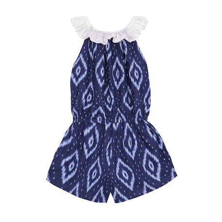 Combishort    à col élastique   lolita Bleu marine blanc 4 - vertbaudet enfant 