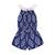 Combishort    à col élastique   lolita Bleu marine blanc 4 - vertbaudet enfant 