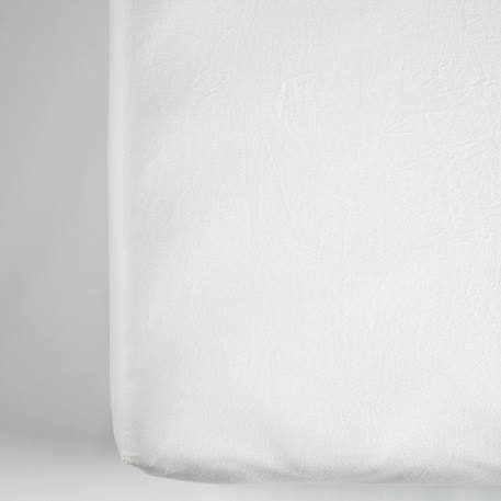 Drap housse bébé pur coton bio Blanc+Bleu nuit+Ecru+Eucalyptus+Terracotta 2 - vertbaudet enfant 