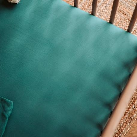 Drap housse bébé pur coton bio Blanc+Bleu nuit+Ecru+Eucalyptus+Terracotta 13 - vertbaudet enfant 
