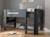 Lit mi-hauteur London Anthracite+Blanc+Blanc & bois 1 - vertbaudet enfant 