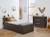 Lit gigogne avec rangements milor Anthracite+Blanc 5 - vertbaudet enfant 