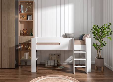 Lit mi-hauteur London Anthracite+Blanc+Blanc & bois 7 - vertbaudet enfant 