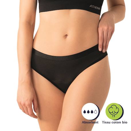 Culotte menstruelle femme Noir 2 - vertbaudet enfant 