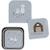 Lot de 3 boites gigognes en inox garden explorer Bleu, gris+Lilas, rouge+Vert 3 - vertbaudet enfant 
