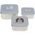 Lot de 3 boites gigognes en inox garden explorer Bleu, gris+Lilas, rouge+Vert 1 - vertbaudet enfant 