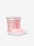 Bottes de pluie bébé Baby Flac rose 1 - vertbaudet enfant 