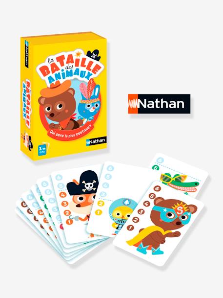 Jeu La bataille des animaux multicolore 1 - vertbaudet enfant 