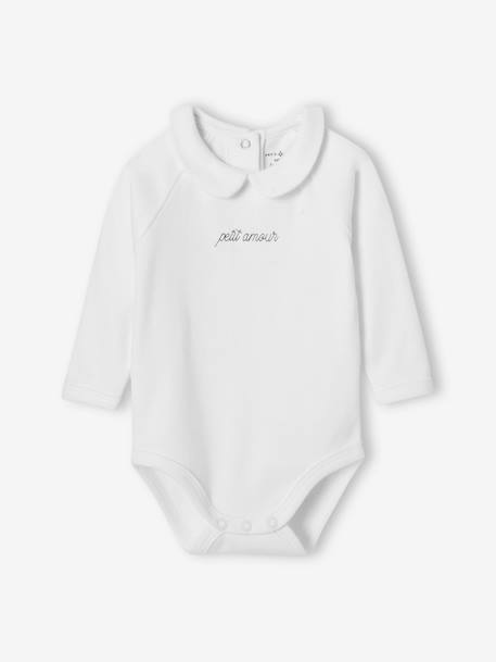 Kit naissance personnalisable : brassière, body, pyjama, cartelette de bienvenue et pochon blanc 4 - vertbaudet enfant 