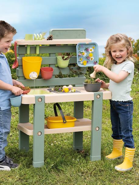Cuisine Mud Kitchen multicolore 1 - vertbaudet enfant 