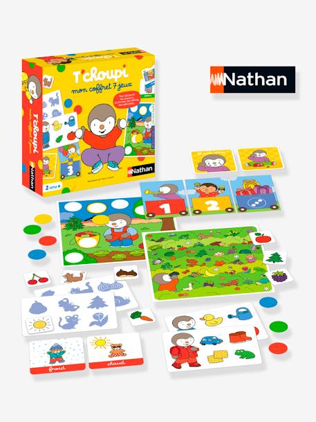 Coffret 7 jeux tchoupi multicolore 1 - vertbaudet enfant 