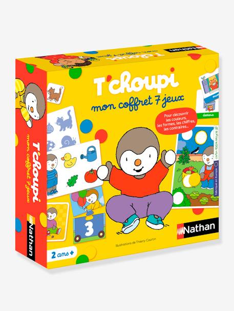 Coffret 7 jeux tchoupi multicolore 2 - vertbaudet enfant 