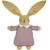 Peluche hochet lapin nid d'ange marinière (20 cm) Bleu marine, beige+Rose poudré+Vieux rose 11 - vertbaudet enfant 