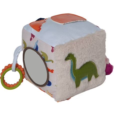 Cube d'activités jungle Jaune, vert, blanc+Multicolore 7 - vertbaudet enfant 