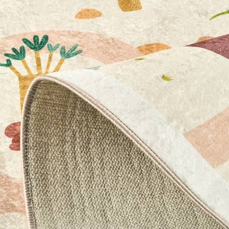 Tapis enfant happy dinosaure Beige 3 - vertbaudet enfant 