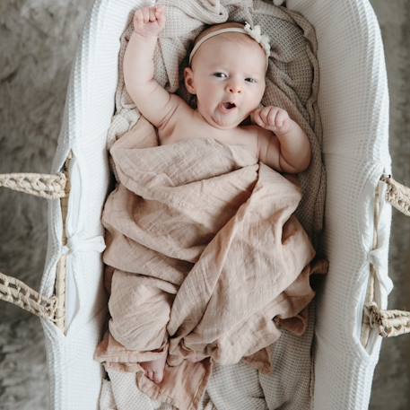 Maxi lange en coton bio Beige, rouge+Bleu, blanc+Ecru, marron, bleu+Ecru, rouge+Taupe+Terracotta 20 - vertbaudet enfant 