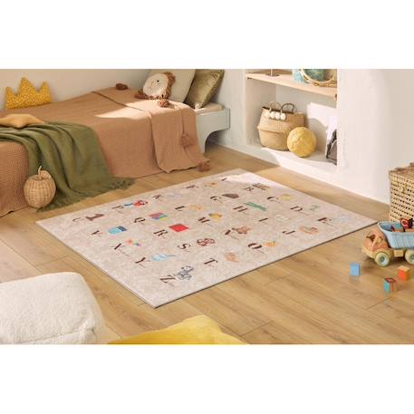 Tapis enfant happy alphabet Beige 2 - vertbaudet enfant 