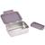Boîte à goûter-lunch box inox little gang arc-en-ciel Violet, argenté 3 - vertbaudet enfant 