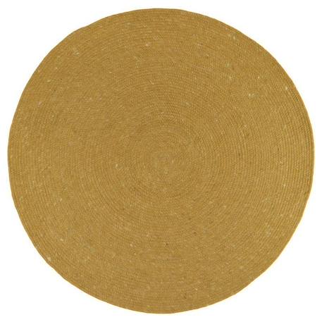 Tapis rond laine feutrée neethu Avoine+Gris+Mangue+Naturel+Olive+Orange+Toffee 30 - vertbaudet enfant 