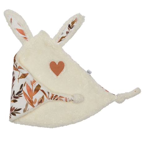 Doudou attache sucette Ecru, marron, orange 1 - vertbaudet enfant 