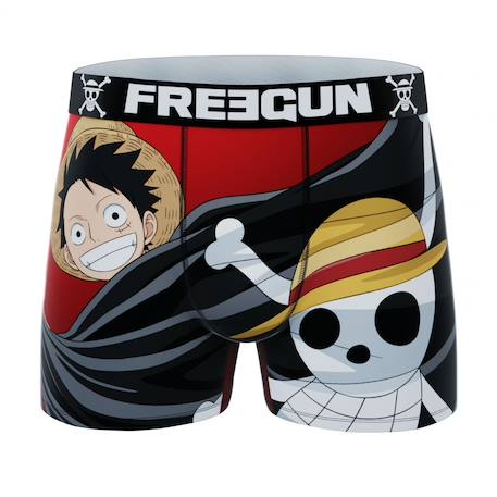 Lot de 5 boxers  one piece Noir/vert/rouge/jaune 5 - vertbaudet enfant 