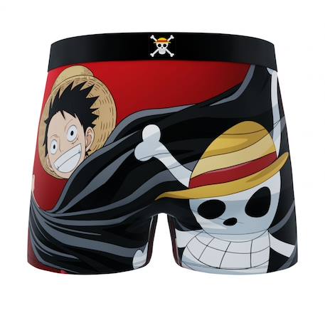 Lot de 5 boxers  one piece Noir/vert/rouge/jaune 6 - vertbaudet enfant 