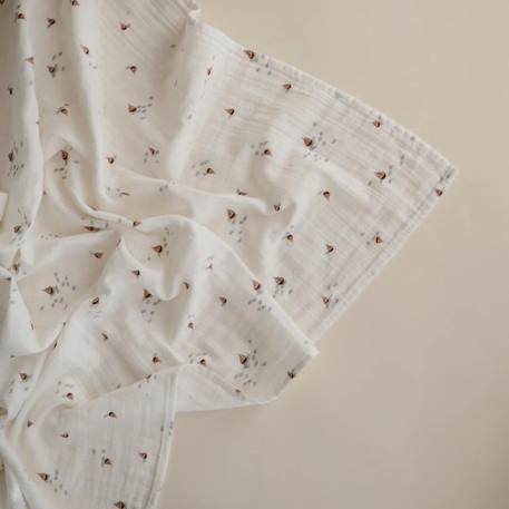 Maxi lange en coton bio Beige, rouge+Bleu, blanc+Ecru, marron, bleu+Ecru, rouge+Taupe+Terracotta 12 - vertbaudet enfant 