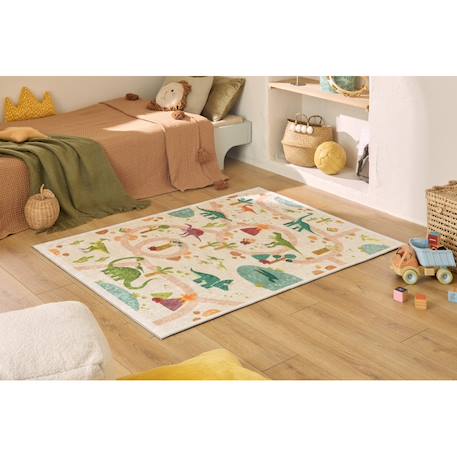 Tapis enfant happy dinosaure Beige 5 - vertbaudet enfant 