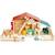 La Ferme en bois avec animaux Beige, rouge, bleu 1 - vertbaudet enfant 