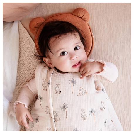 Coussin cale tête bébé p'tit panda Blanc+Cassonade+Gris+Kaki 7 - vertbaudet enfant 