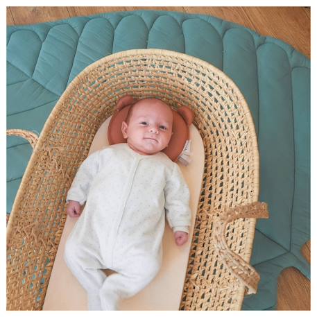Coussin cale tête bébé p'tit panda air+ marsala Blanc+Cassonade+Gris 7 - vertbaudet enfant 