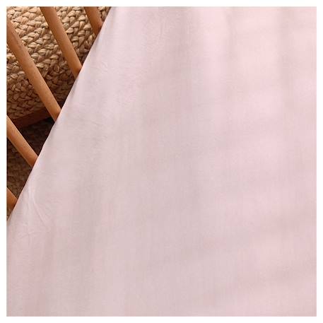 Drap housse bébé en coton Blanc+Bleu+Gris+Rose 12 - vertbaudet enfant 